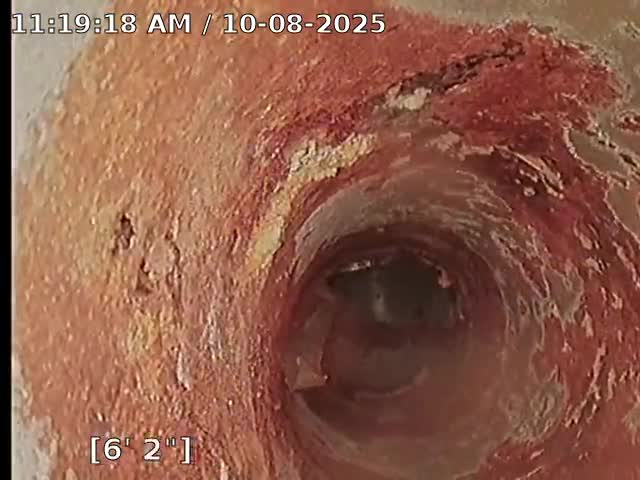 Heavily Rusted Air Duct In Count